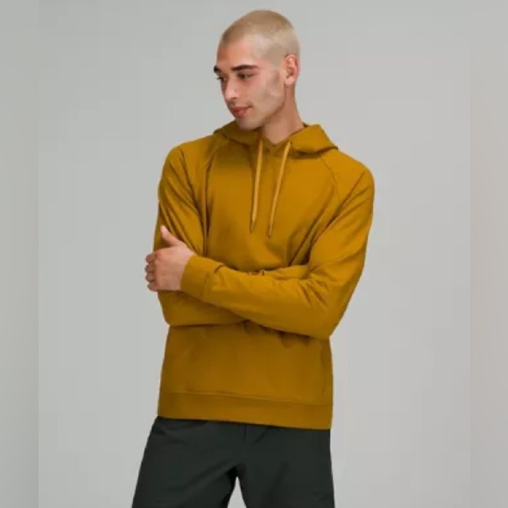 Lululemon mustard hooded sweatshirt Size L